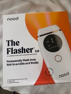 nood The Flasher 2.0 IPL Hair Reduction Device - Gloss White